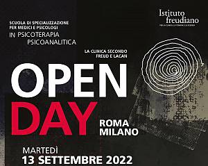 Open day istituto freudiano roma 13 settembre 2022